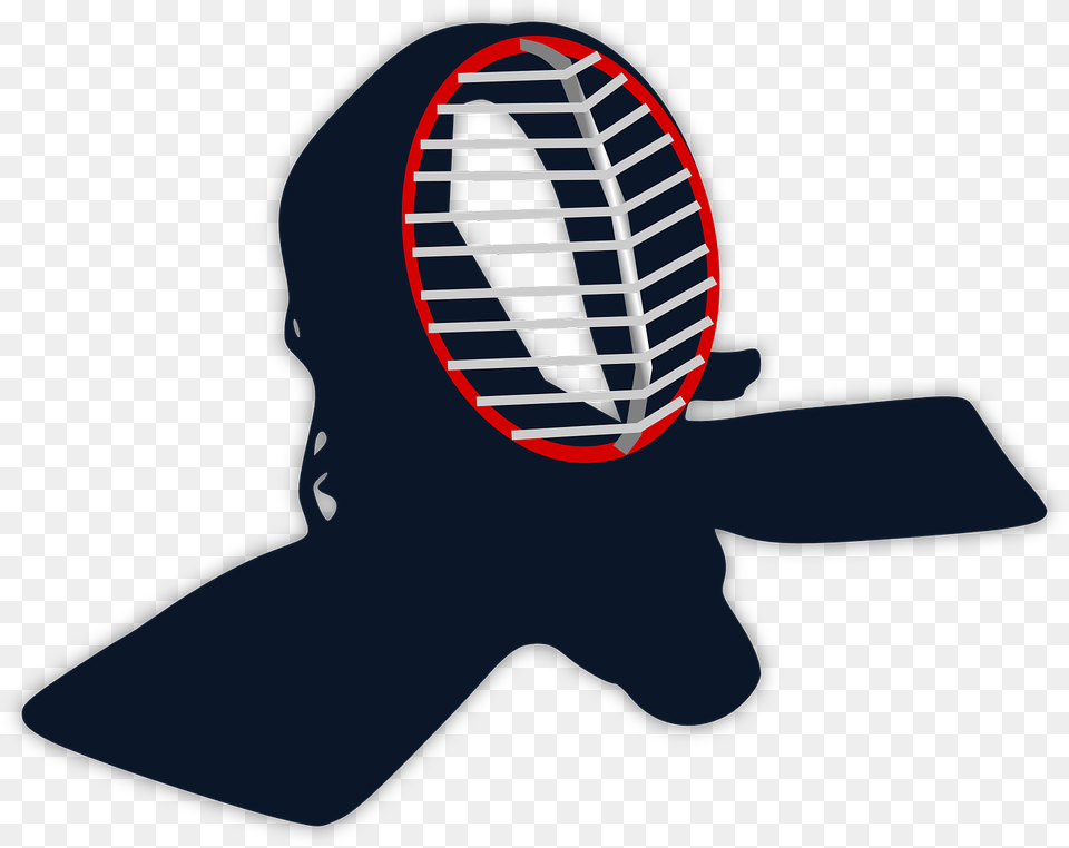 Kendo Helmet Japanese Fencing Martial Arts Sport Kendo Clipart, Device, Electrical Device, Appliance Png