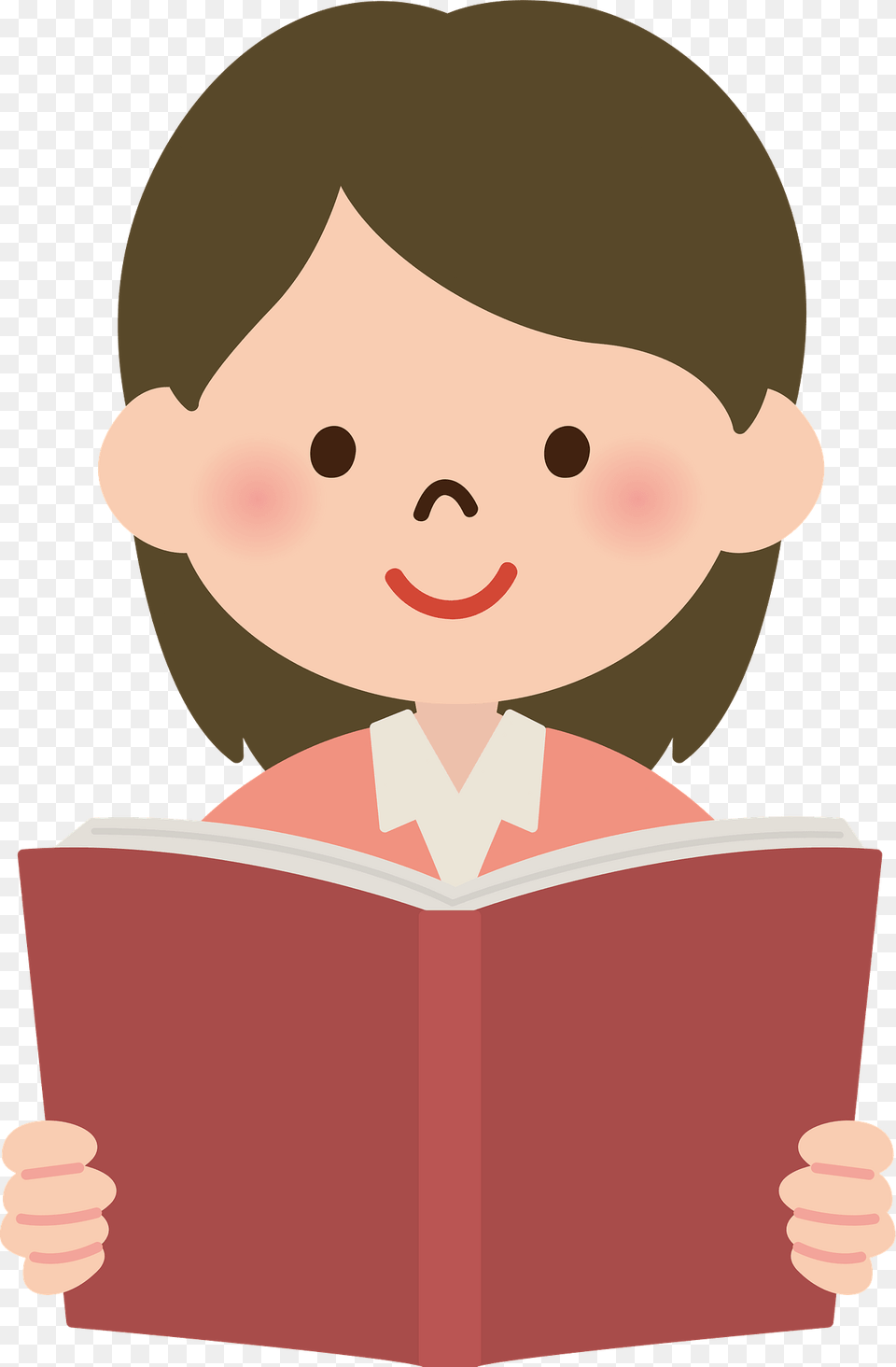 Kendra Girl Is Reading A Book Clipart, Person, Baby, Publication, Face Png Image