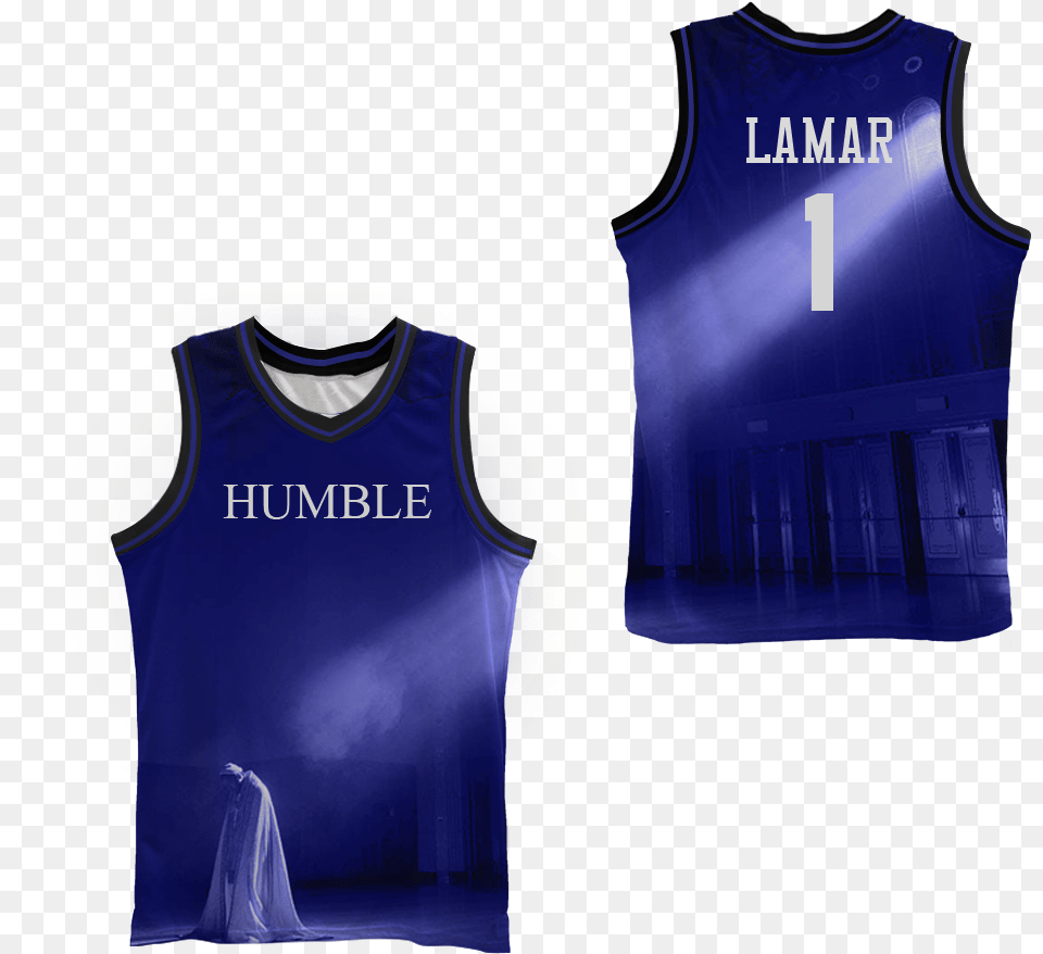 Kendrick Lamar Basketball Jersey Print Basketball Black Mamba Jersey New, Bib, Clothing, Person, Shirt Free Png