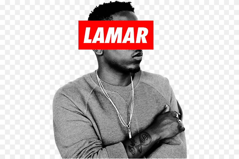 Kendrick Lamar Black And White, Accessories, Person, Pendant, Man Free Png Download