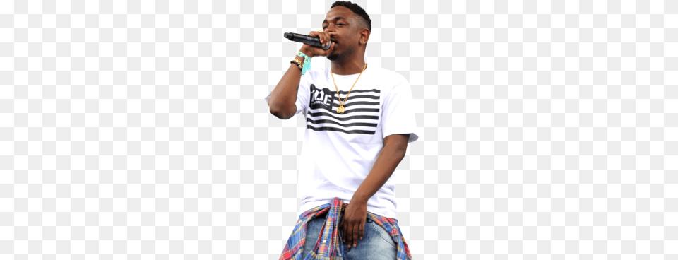 Kendrick Lamar Image, T-shirt, Clothing, Solo Performance, Person Free Transparent Png