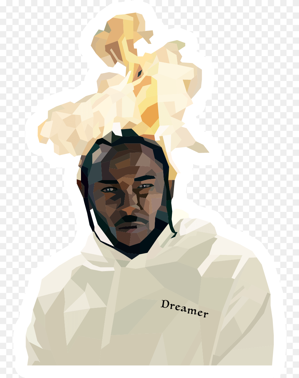 Kendrick Lamar Kendrick Lamar Sticker, Portrait, Photography, Person, Face Png