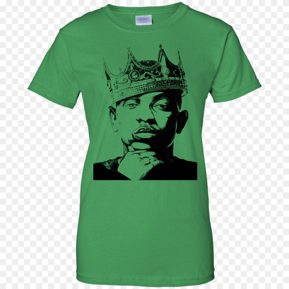 Kendrick Lamar Ladies King Of New York Shirt, T-shirt, Clothing, Adult, Person Png Image