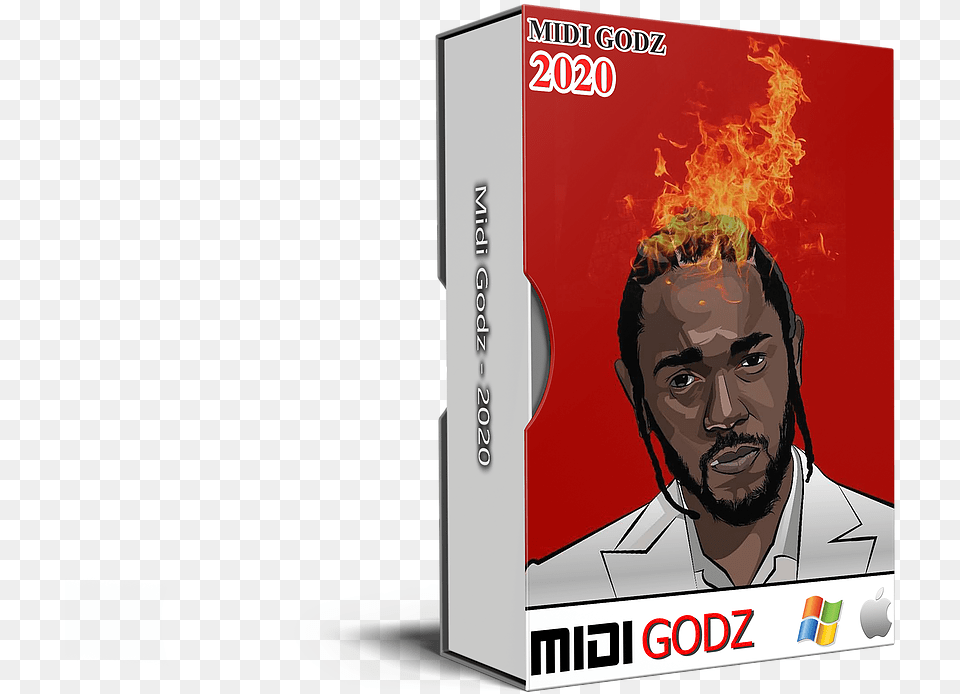 Kendrick Lamar Type Midi Kit Wii, Book, Publication, Adult, Male Free Png