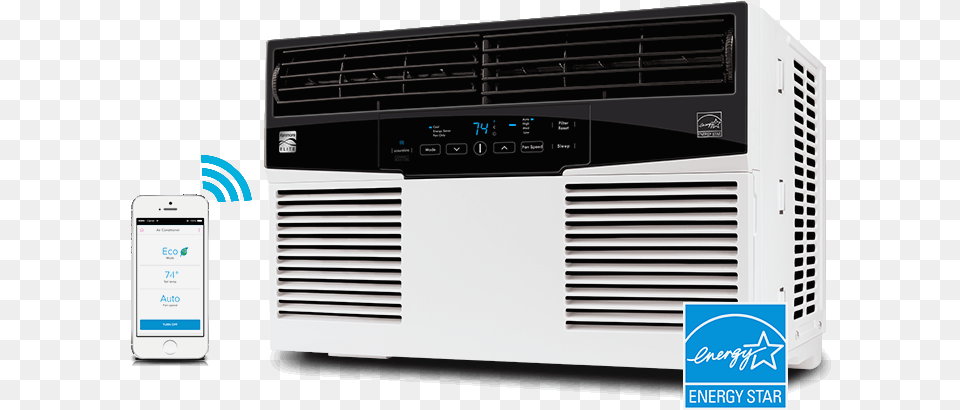 Kenmore Ac Window Unit Unique Learn About The New Kenmore Envirolite Easy Up With Direct Wire J Box 6 In White, Appliance, Device, Electrical Device, Air Conditioner Free Png