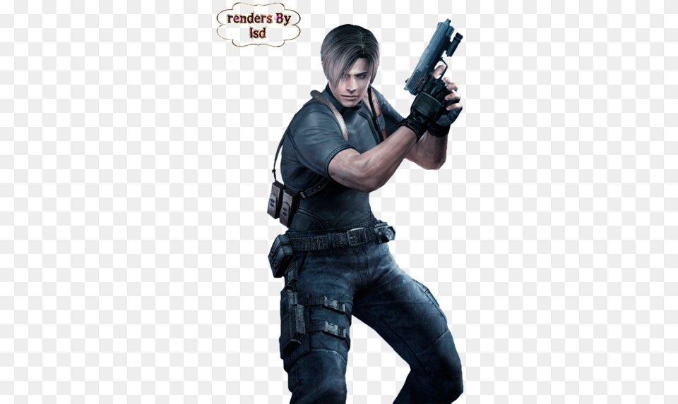 Kennedy Resident Evil, Gun, Weapon, Firearm, Handgun Free Png