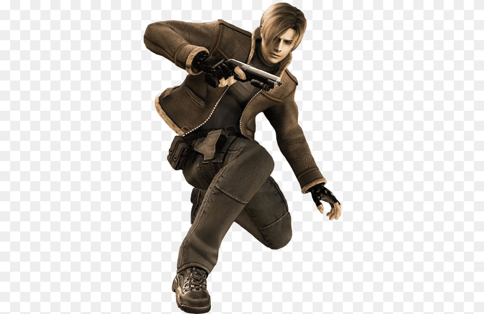 Kennedy Transparent Images Leon S Kennedy, Gun, Clothing, Costume, Weapon Free Png Download
