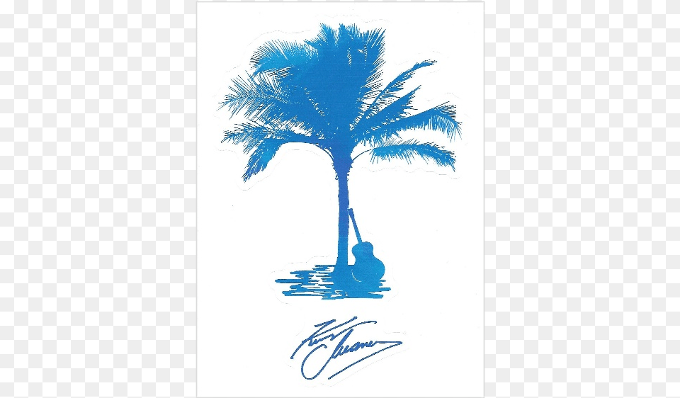 Kenny Chesney Palm Tree Die Cut Decal Kenny Chesney Palm Tree, Palm Tree, Plant, Art, Text Free Png