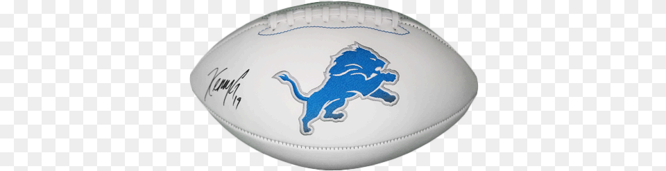 Kenny Golladay Autographed Detroit Lions Logo Football Jsa Witness Pope John Lions, Ball, Rugby, Rugby Ball, Sport Free Png