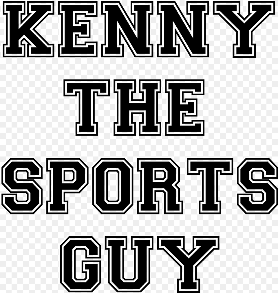 Kenny The Sports Guy Poster, Text, Scoreboard, Alphabet Png Image