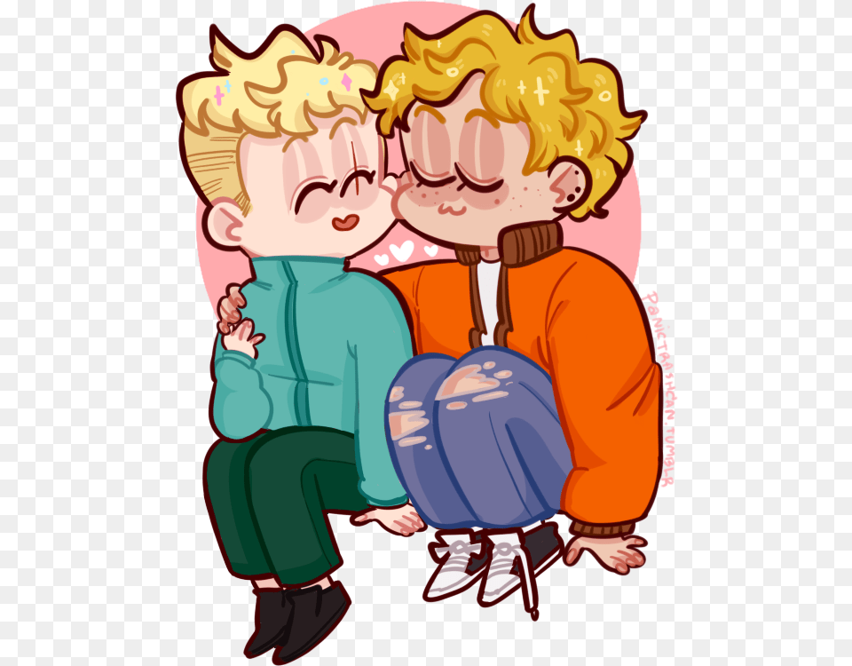 Kenny X Butters Sweethearts South Park Happy Clip South Park Fanart, Book, Comics, Publication, Baby Free Png Download