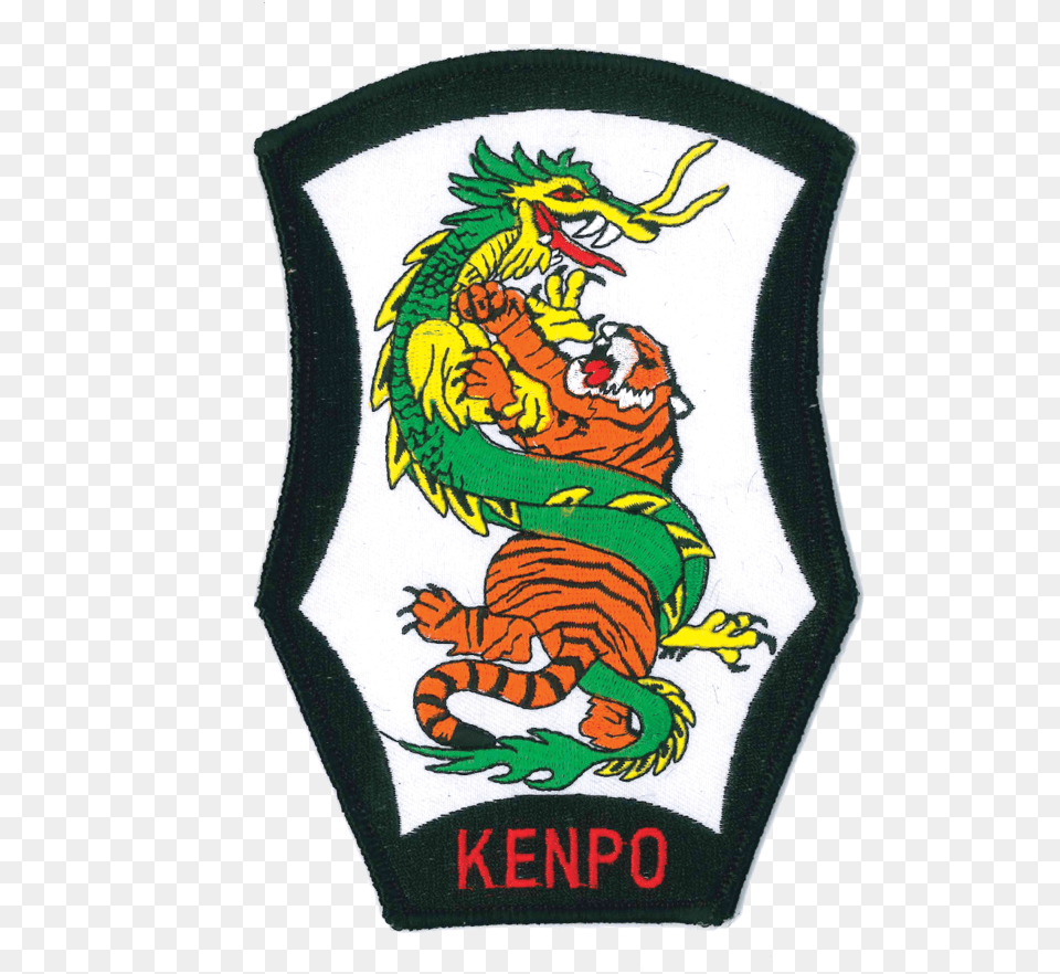 Kenpo Tiger And Dragon, Badge, Logo, Symbol Free Png