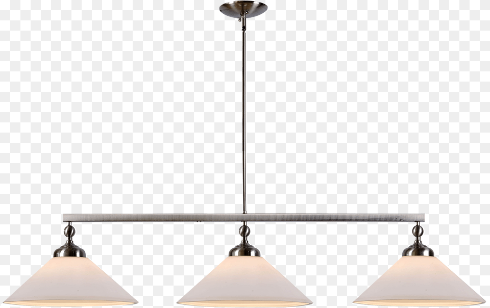 Kenroy Home Conical 3 Light Island Light Brushed, Chandelier, Lamp, Light Fixture, Appliance Free Png Download