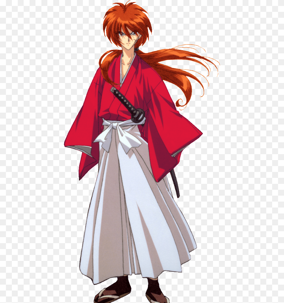 Kenshin Himura, Adult, Robe, Publication, Person Png Image