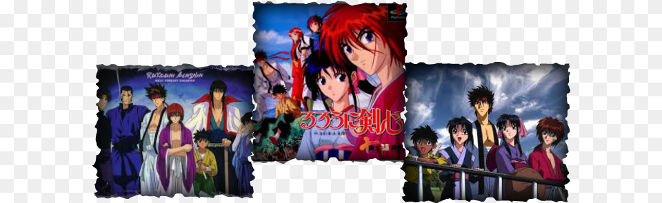 Kenshin Japanese Samurai Anime Pictures Kenshin Rurouni Kenshin, Book, Comics, Publication, Adult Png Image
