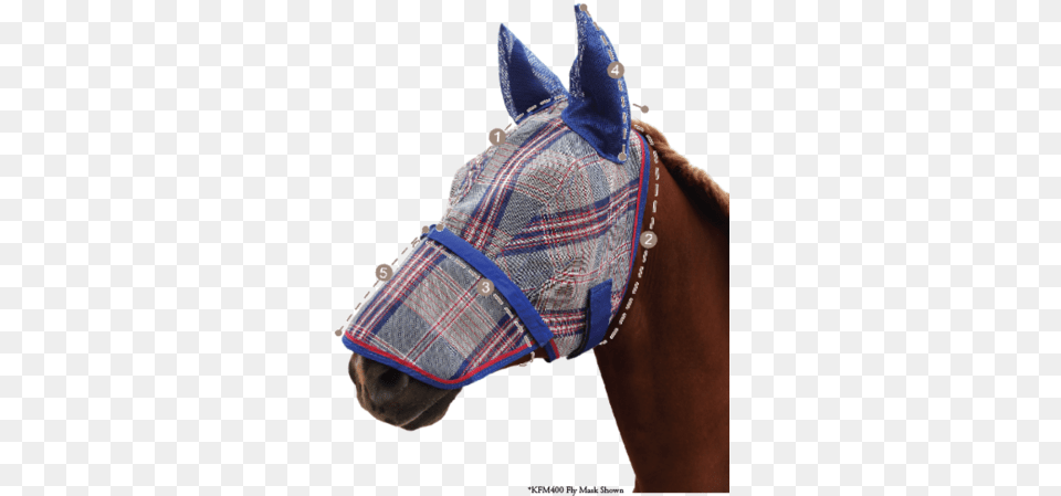 Kensington Fly Mask Size Chart Kensington Fly Mask Kensington Fly Mask Wfleece And Ears, Halter, Person, Animal, Mammal Png Image