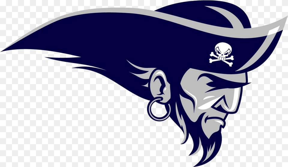 Kent Island High School Logo, Clothing, Hat, Person, Pirate Png Image