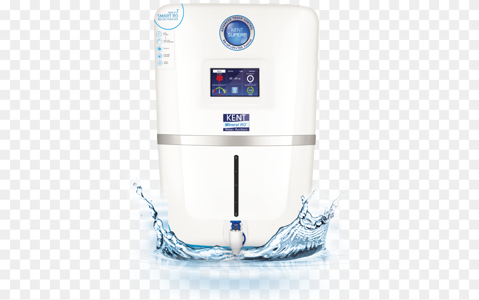 Kent Superb Smart Water Purifier Kent Superb Water Purifier, Appliance, Device, Electrical Device, Smoke Pipe Free Png Download