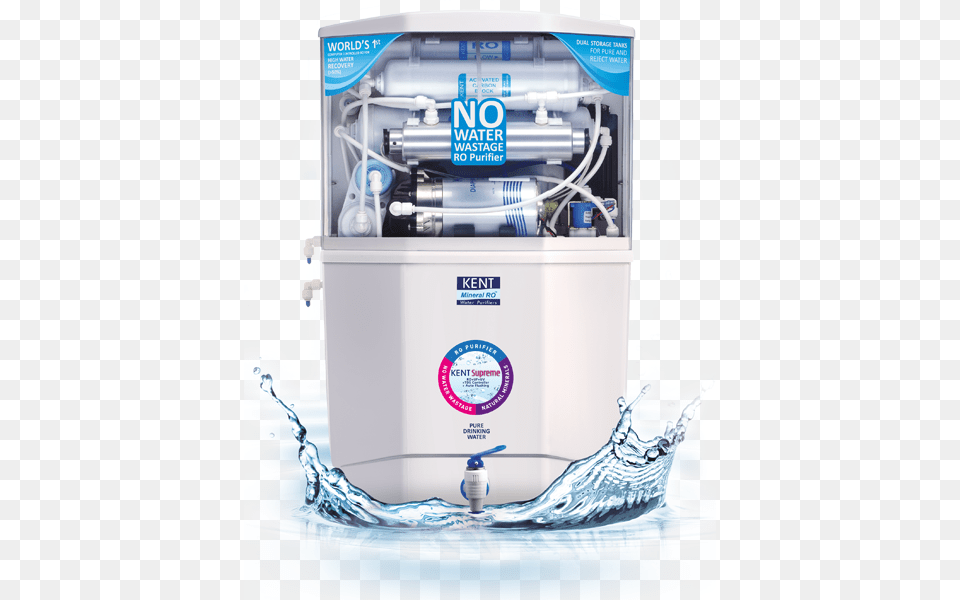 Kent Supreme Water Purifier Kent Supreme Water Purifier, Smoke Pipe, Appliance, Cooler, Device Free Png Download