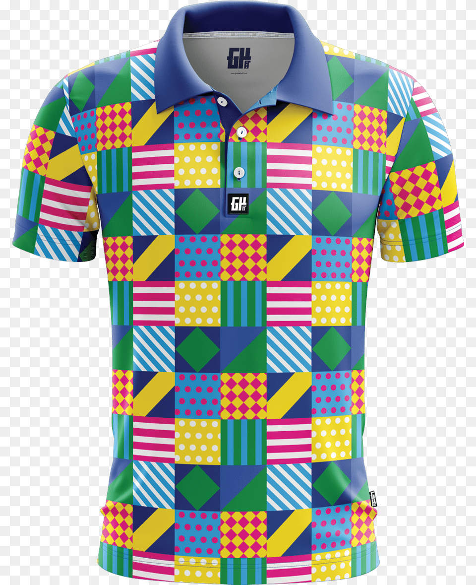 Kentucky Derby Golf Polo Short Sleeve, Clothing, Shirt, T-shirt, Pattern Free Png