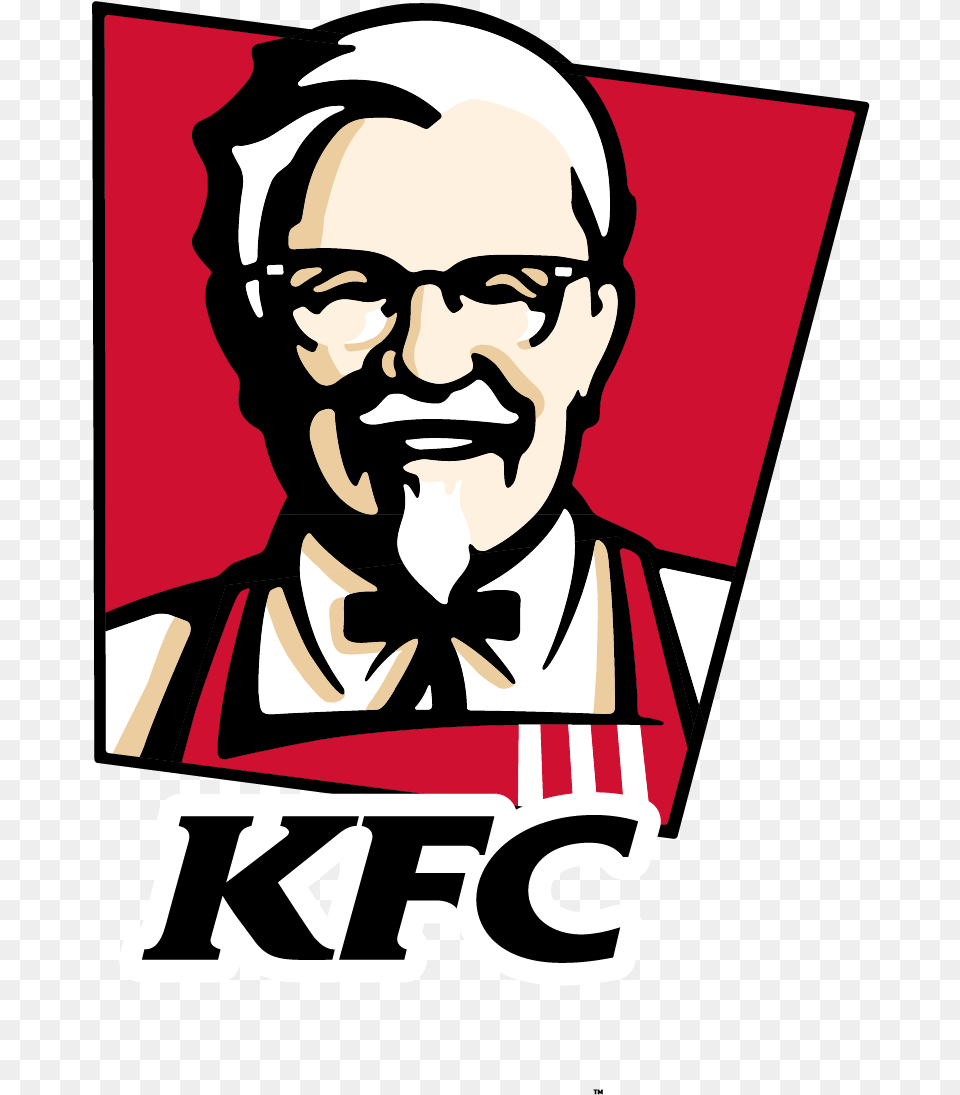 Kentucky Fried Chicken, Logo, Adult, Male, Man Png Image