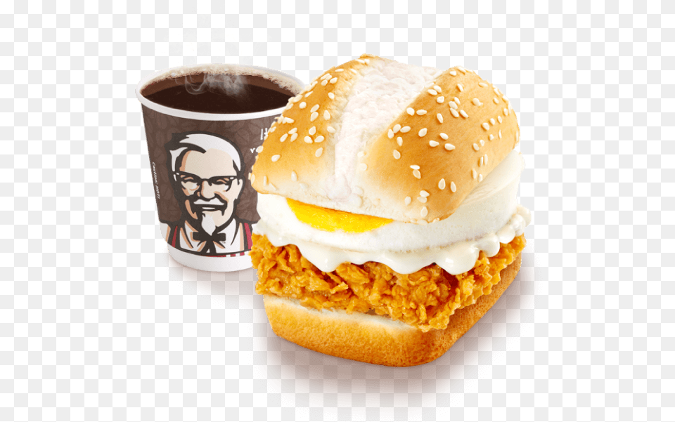 Kentucky Fried Chicken, Food, Burger, Person, Head Free Png