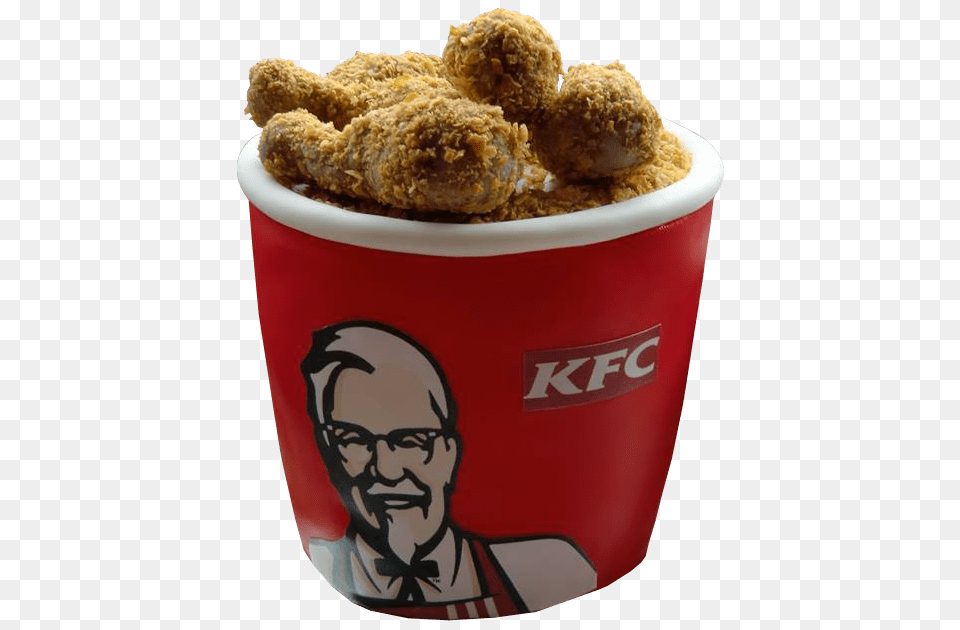 Kentucky Fried Chicken Bucket, Food, Fried Chicken, Person, Teddy Bear Free Transparent Png