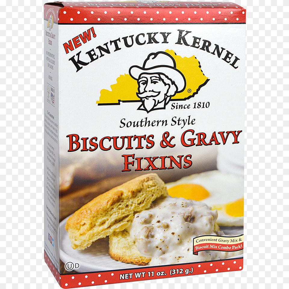 Kentucky Kernel Southern Style Biscuits Amp Gravy Fixins Biscuits And Gravy, Breakfast, Food, Bread, Baby Free Transparent Png
