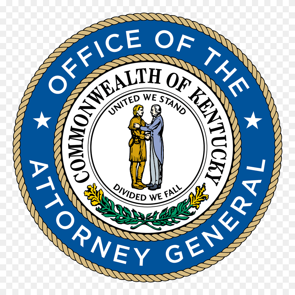 Kentucky Office Of The Attorney General Clipart, Symbol, Badge, Logo, Person Free Png Download