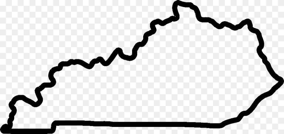 Kentucky Outline State Of Ky Outline, Smoke Pipe, Outdoors, Stencil, Nature Png Image