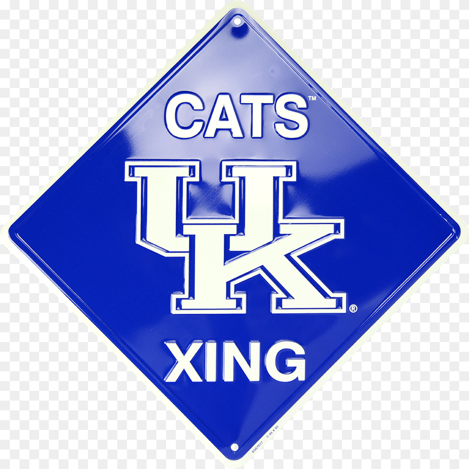 Kentucky Wildcats 12 X 12quot Embossed Metal Cats Xing Shawn Mendes Uk Shirt, Sign, Symbol, Road Sign Free Png Download
