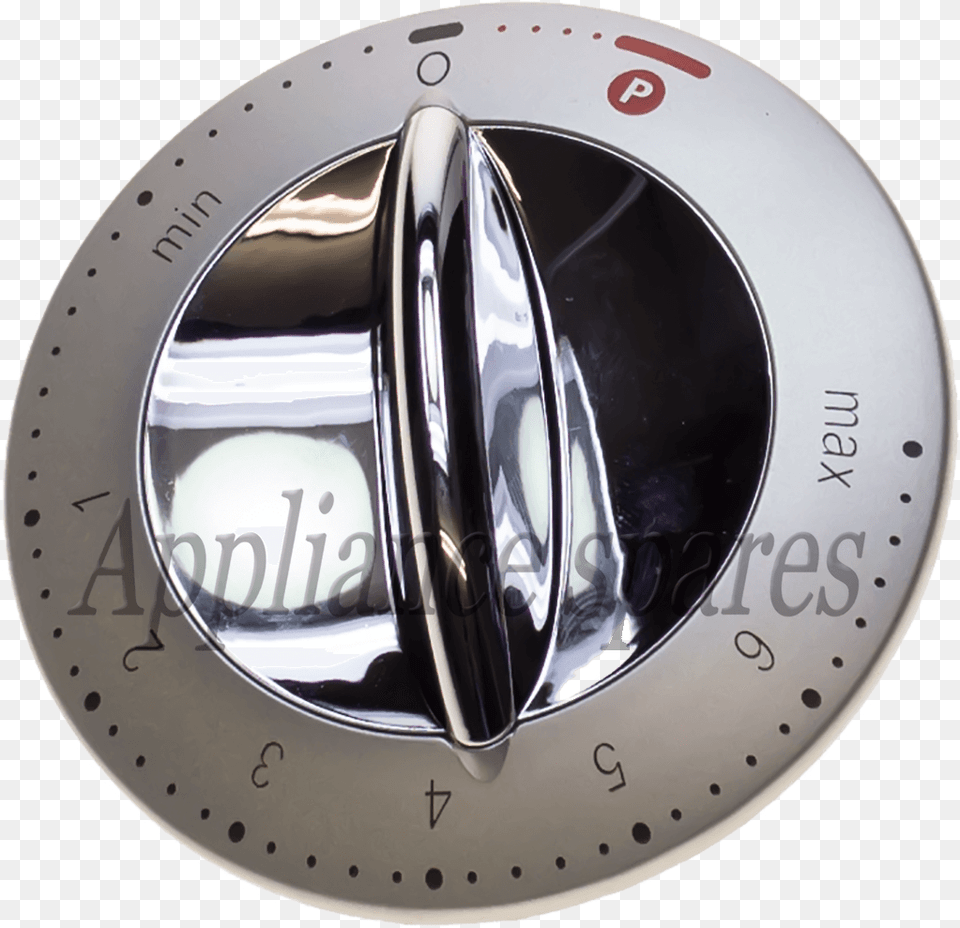 Kenwood Chef Silver And Chrome Control Knob And Insert Emblem, Symbol, Plate, Logo Free Png
