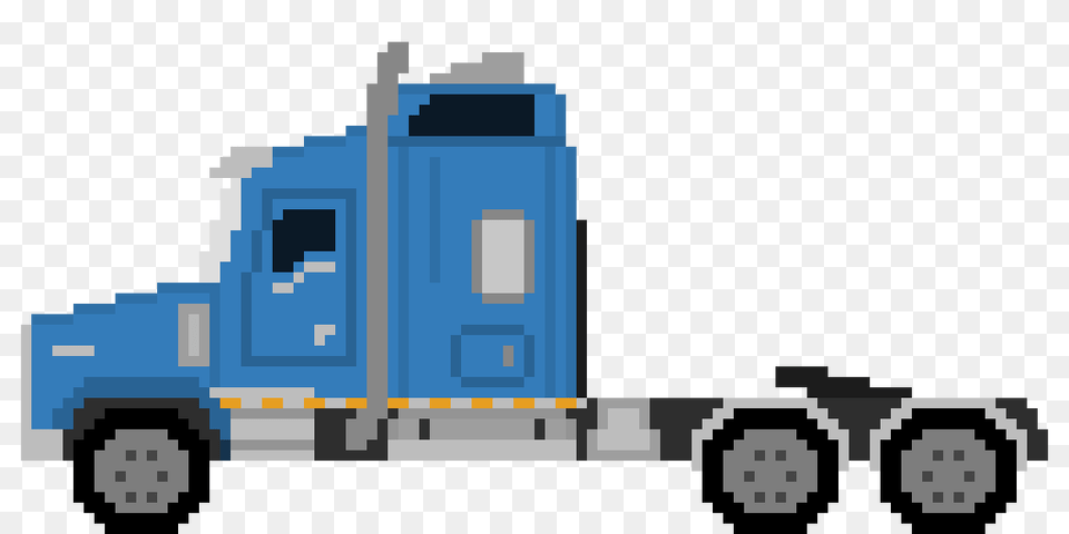 Kenworth Semi Pixel Art Maker, Trailer Truck, Transportation, Truck, Vehicle Free Png Download