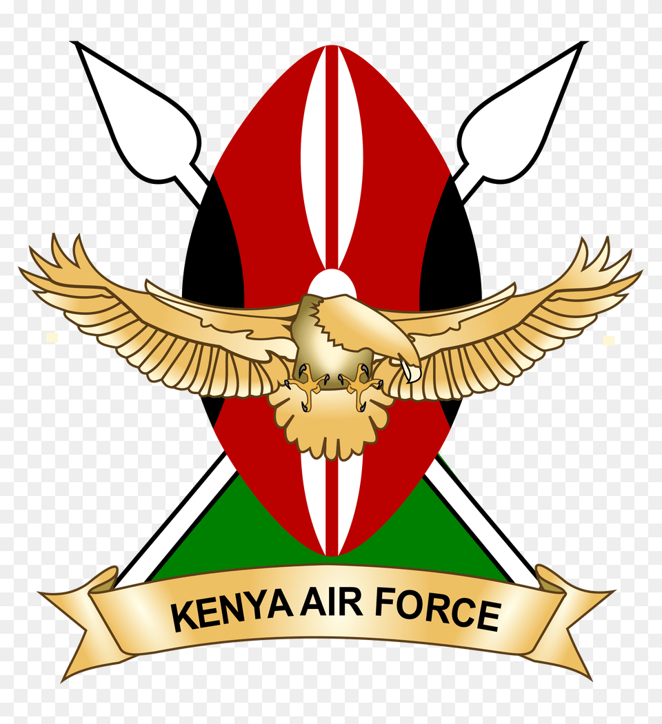 Kenya Airforce Logo, Emblem, Symbol, Badge, Animal Free Transparent Png