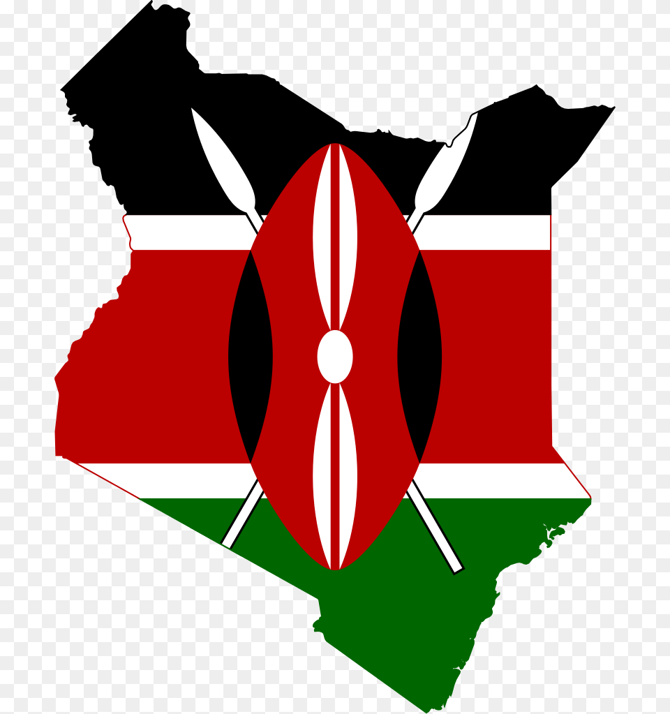 Kenya Flag Kenya Map And Flag, Logo Free Png Download
