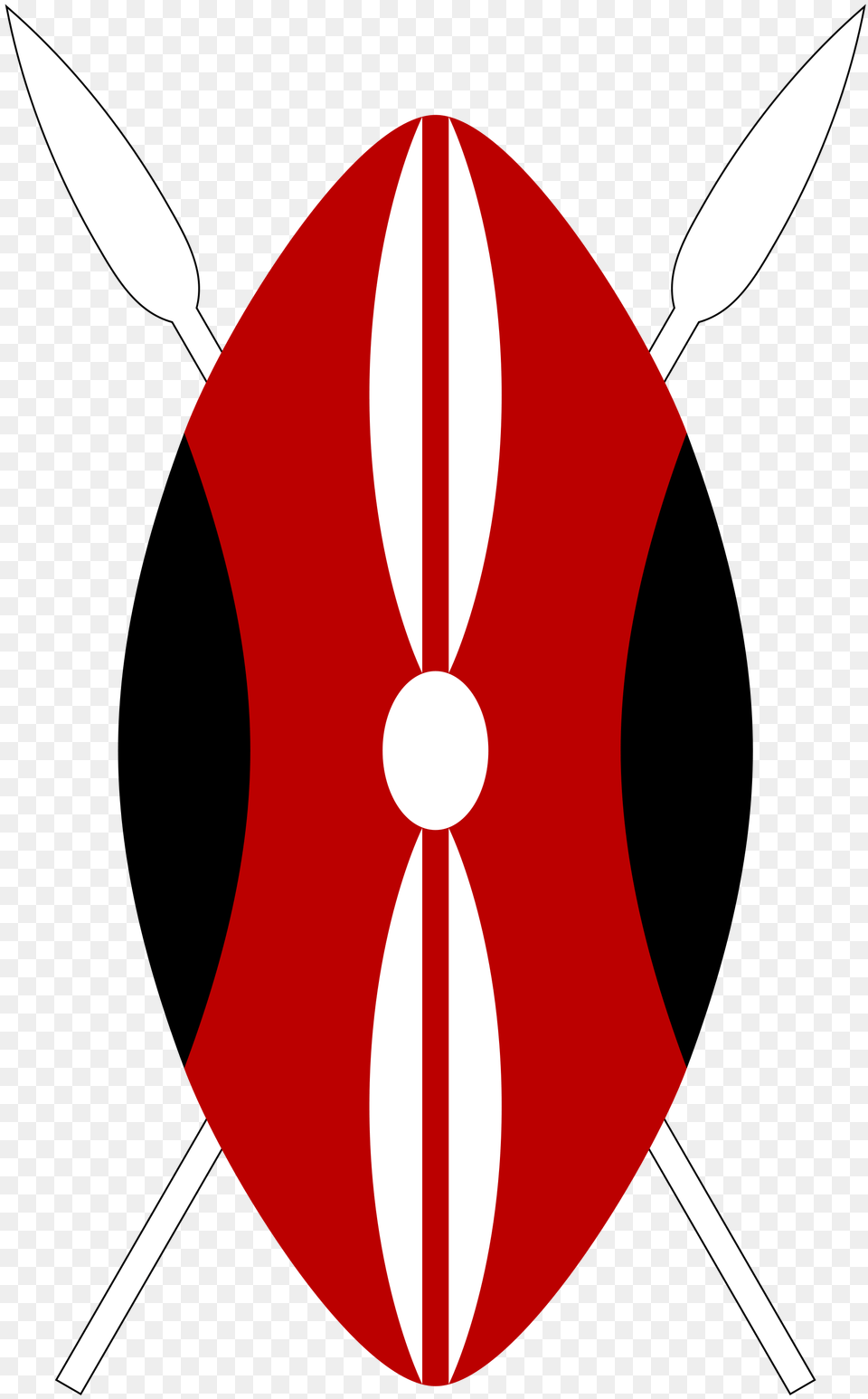 Kenya Flag Shield, Armor, Blade, Dagger, Knife Png Image