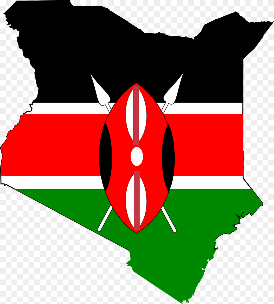 Kenya Map Flag Clipart, Dynamite, Weapon Free Transparent Png