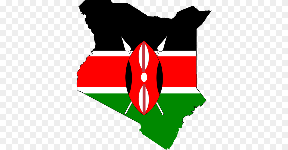 Kenya Map Flag Vector Clip Art, Dynamite, Weapon Free Transparent Png