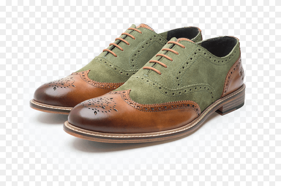 Kenyon Tan Green Men39s Shoe Leather, Clothing, Footwear, Sneaker, Suede Png
