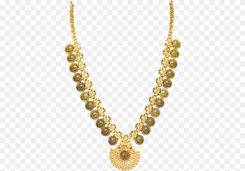 Kerala Design Long Necklace, Accessories, Gold, Jewelry, Diamond Free Transparent Png