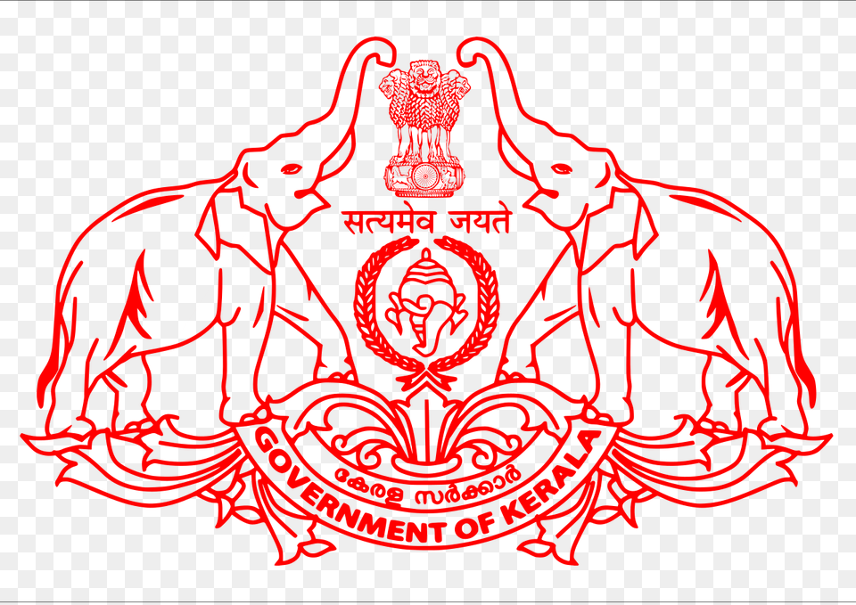 Kerala Government Emblem, Symbol, Logo, Adult, Male Free Png