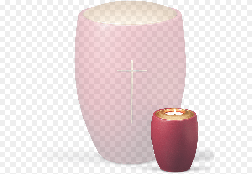 Keramikurne Bordeaux Deckel Goldfarbig Gedenkurne Candle, Jar, Pottery, Urn, Cross Png Image