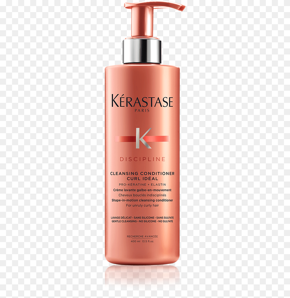 Kerastase Discipline Curl Ideal Unruly Curly Hair Conditioner, Bottle, Lotion, Cosmetics, Perfume Free Transparent Png