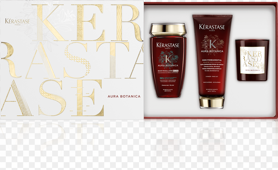 Kerastase Hair Set Krastase, Bottle, Cosmetics, Perfume Png Image