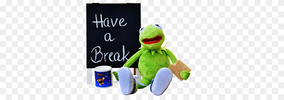 Kermit Cup, Blackboard, Teddy Bear, Toy Png Image