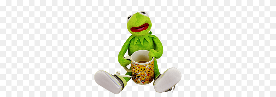 Kermit Cup, Plush, Toy Png Image