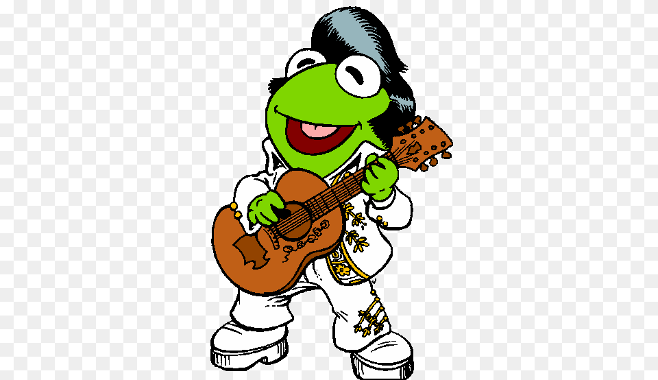 Kermit Clip Art, Baby, Person, Guitar, Musical Instrument Png Image