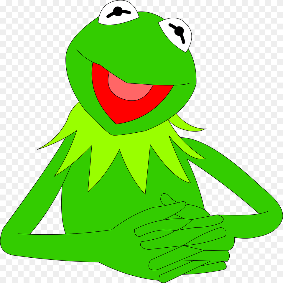 Kermit Frog Green Muppets Drawing Cartoon Kermit The Frog, Animal, Lizard, Reptile, Amphibian Png
