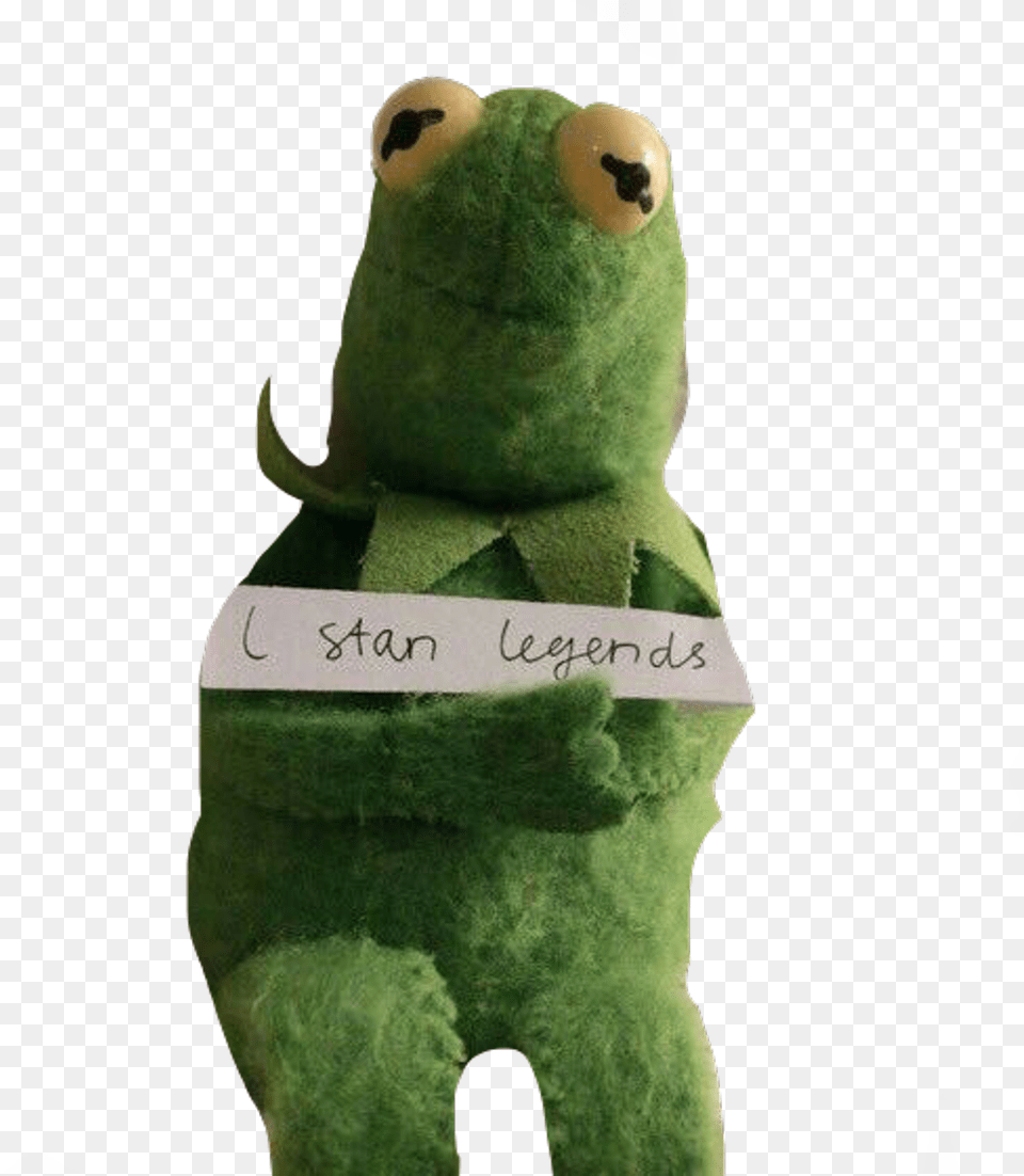 Kermit Meme Stanlegendsfreetoedit Frog Skinnylegend Clean Kermit Memes, Plush, Toy, Animal, Bird Free Transparent Png