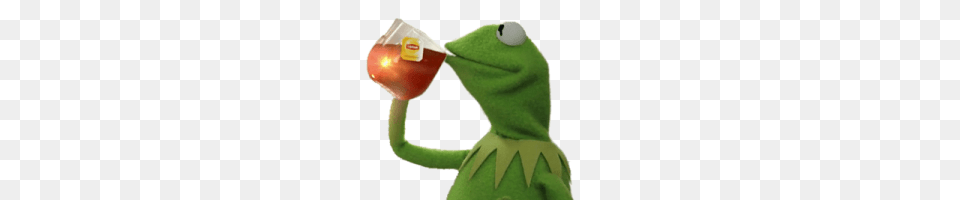 Kermit Sipping Tea Image, Animal, Lizard, Reptile Free Transparent Png